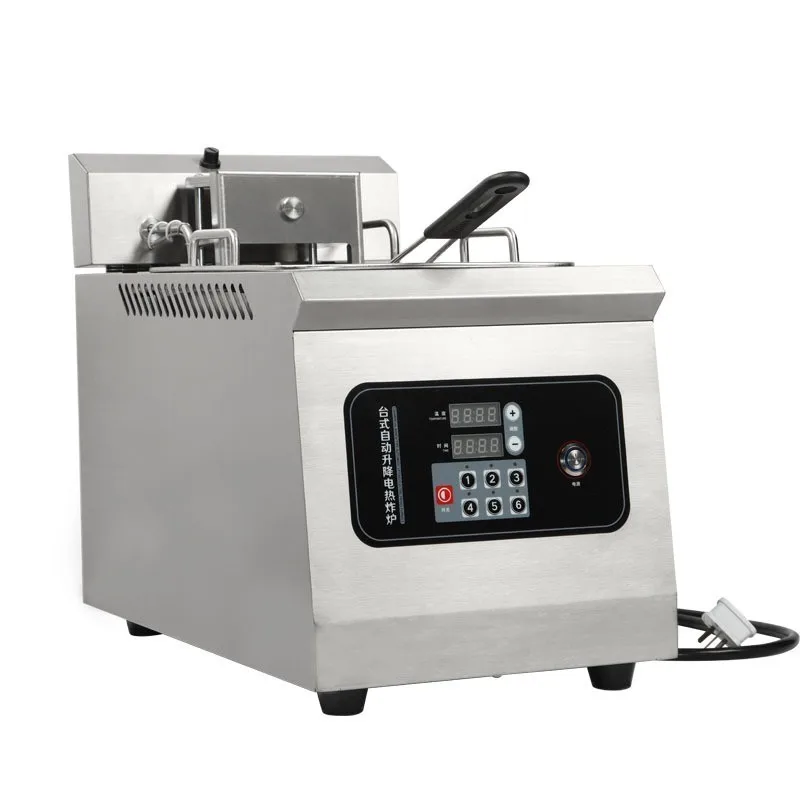 

Electric Fryer Automatic Timing Lifting And Lowering Fryer Table TypeFried Skewers French Fries, Snacks Electric Fryer