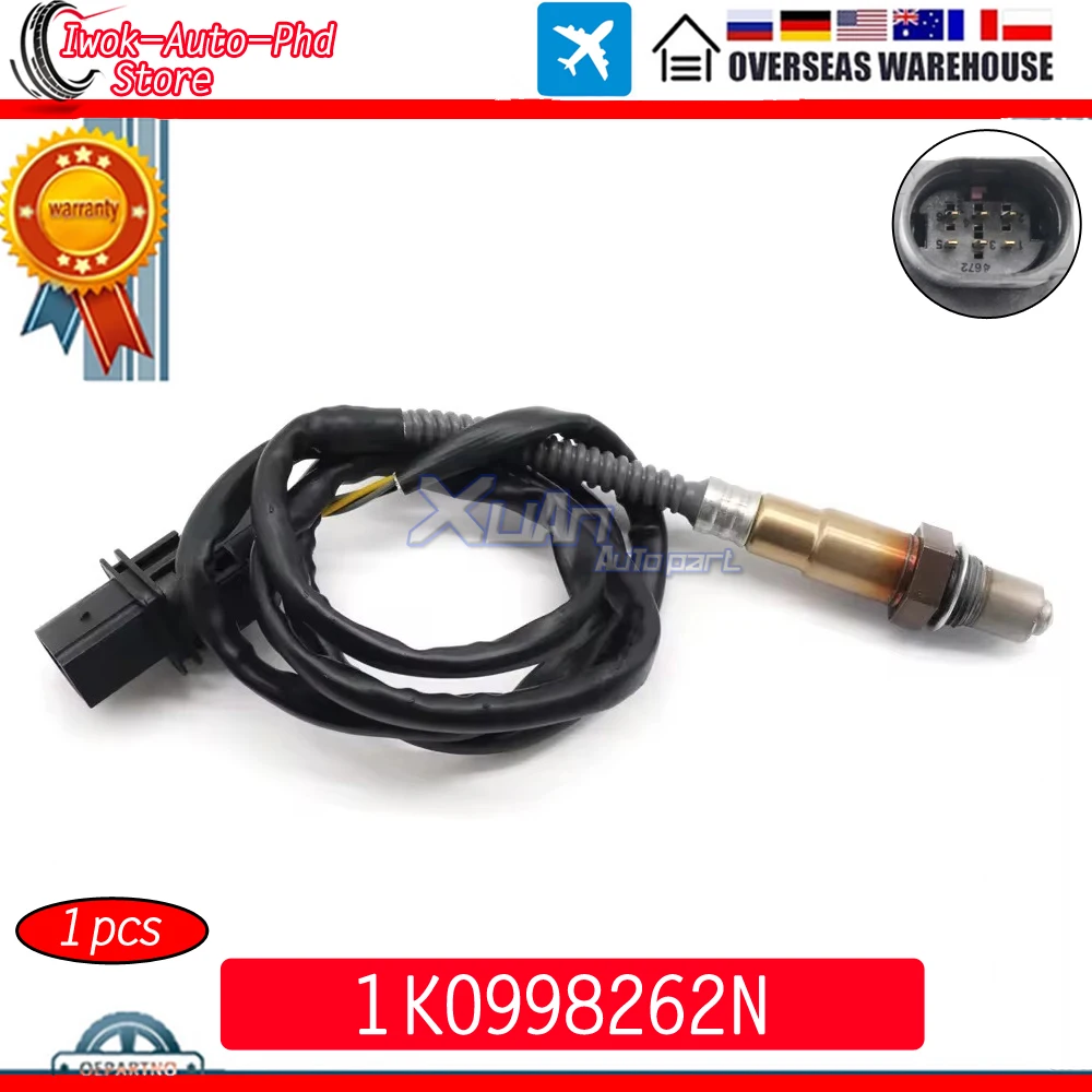 XUAN Lambda O2 Датчик Кислорода Соотношения Воздуха И Топлива 1K 0998262 N Для Audi A3 A4 TT Volkswagen