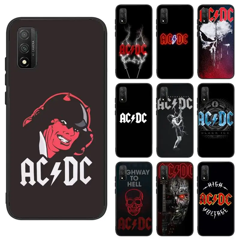 

Music-Band-ACDC Phone Case For Redmi 9a 8a 7a 6a K20 note10 note9 note8 note7 note6 pro soft Cover Fundas