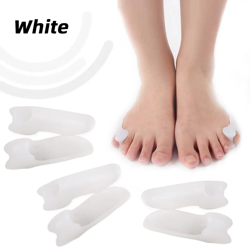 

12Pairs Silicone Hallux Valgus Hammer Bunion Gel Corrector Foot Care Pain Relief Orthosis Overlapping Toes Separators Protector