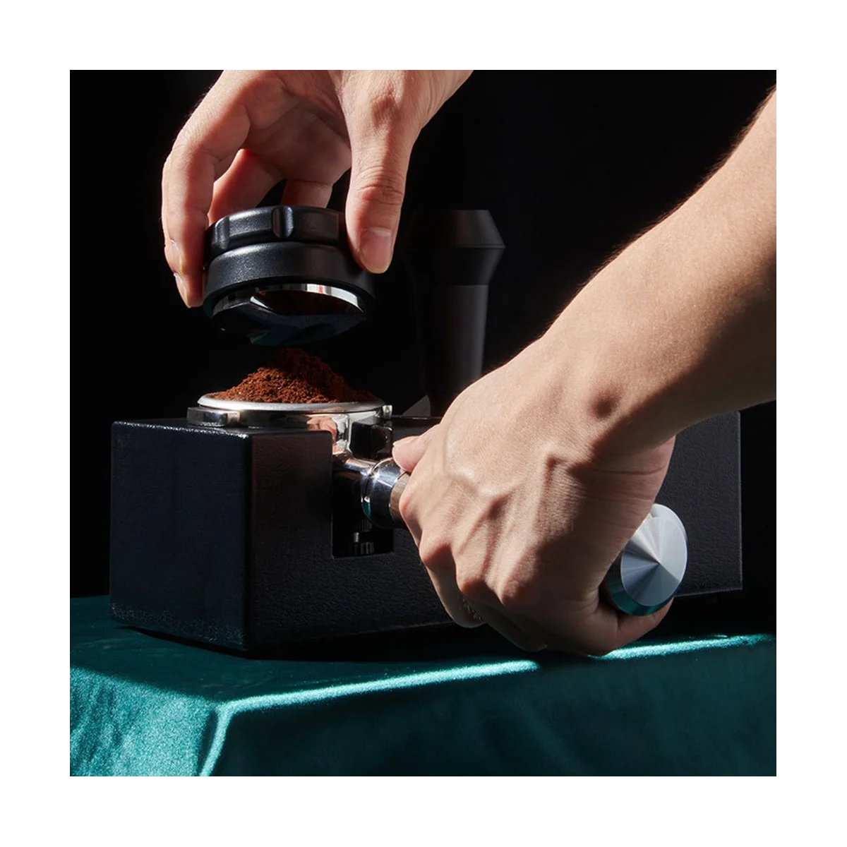 

Coffee Tamper Holder Filter Stand Espresso Distributor Mat Rack Coffee Maker Tool Accessories Barista 51mm 53mm 58mm-A