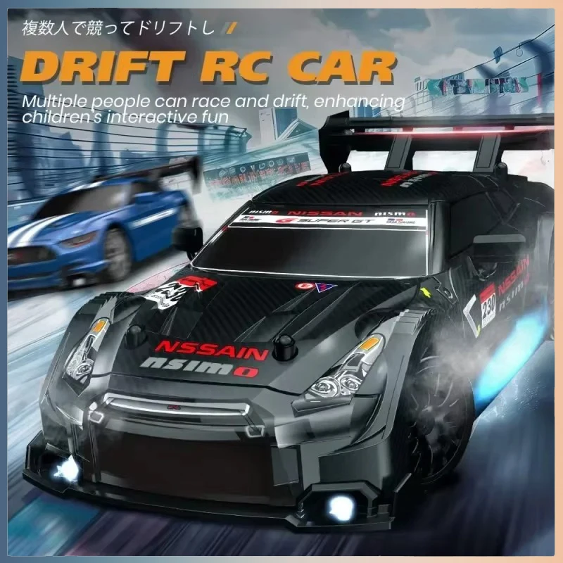 AE86 RC Drift Racing Car 1/24 4WD 30 км/ч Высокоскоростной автомобиль с подсветкой 2 4G