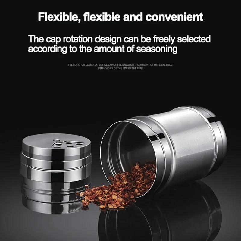 JJYY Многофункциональный Кухонный Гаджет Шейкер Для Соли И Сахара С Вращающейся