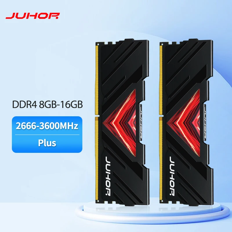 

Оперативная память JUHOR DDR4 8 Гб 16 Гб 3600 МГц 2666 МГц 3200 МГц память для настольного компьютера Dimm с радиатором