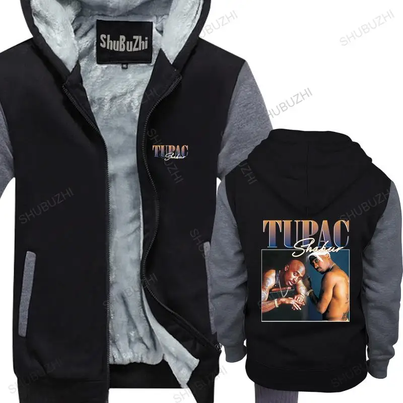 

new arrived men hoodies winter Tupac 2Pac jacket All Eyez On Me 2 Pac Exclusive cotton fleece jacket for man