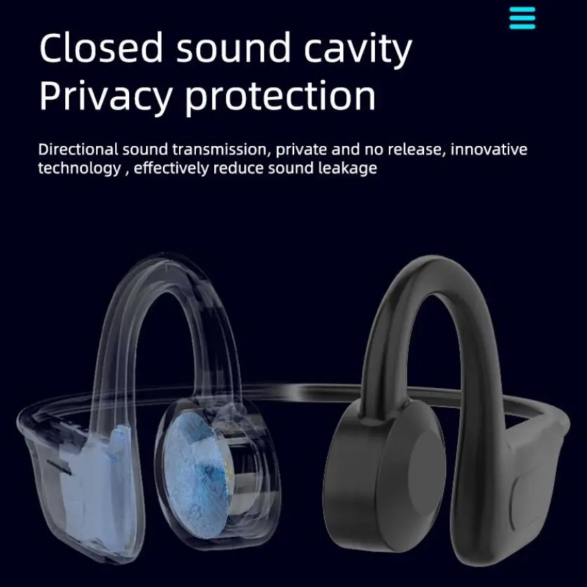 Новые спортивные наушники с костной проводимостью для бега водонепроницаемые