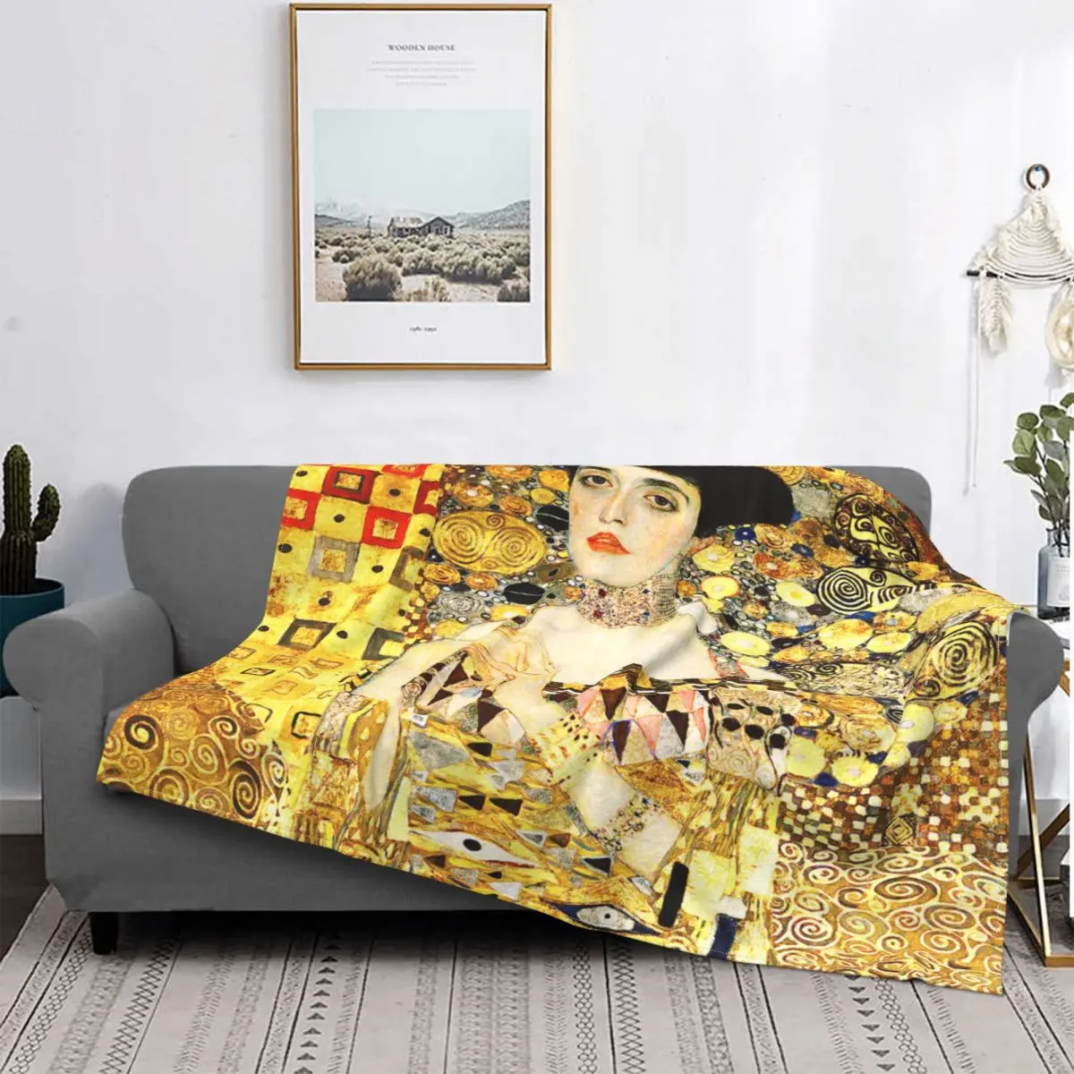 

Gustav Klimt плед одеяло s кровать в стиле аниме простыни покрывало на кровать теплое одеяло покрывало на диван Королева кинг Szie