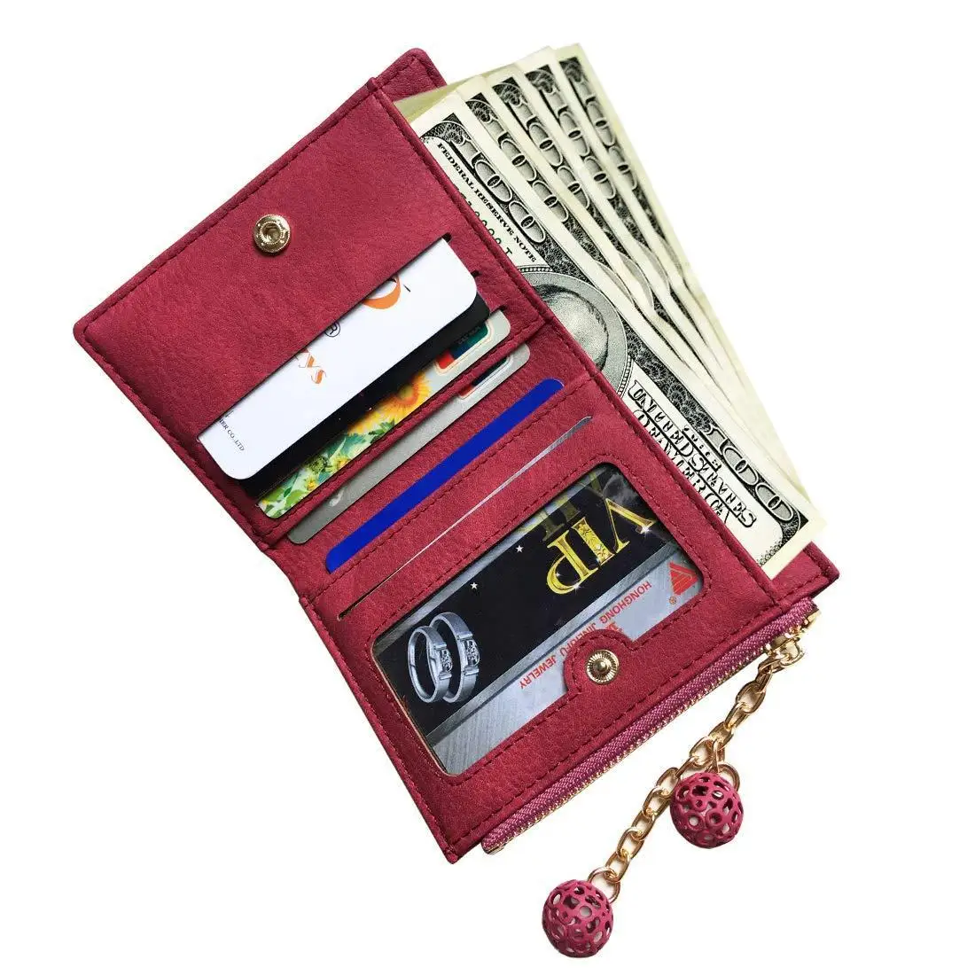 Cute Wallets PU Women Wallets Fashion Short wallet Student Coin Purse Card Holder Ladies Clutch Bag Cat Small Female Purse