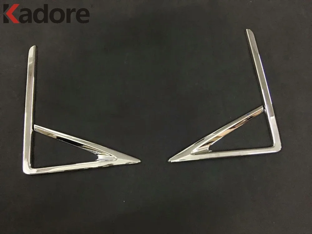 Передняя противотуманная фонарь обшивка для Toyota AI Voxy R80 2017 2018 хромированная