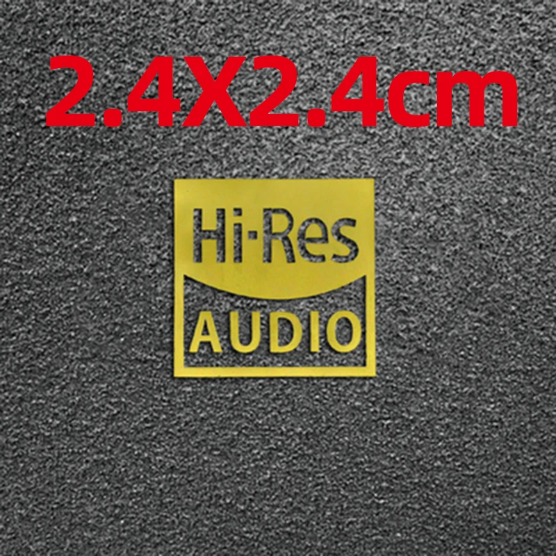 

Металлические наклейки ZHOUYAN Hi-res AUDIO