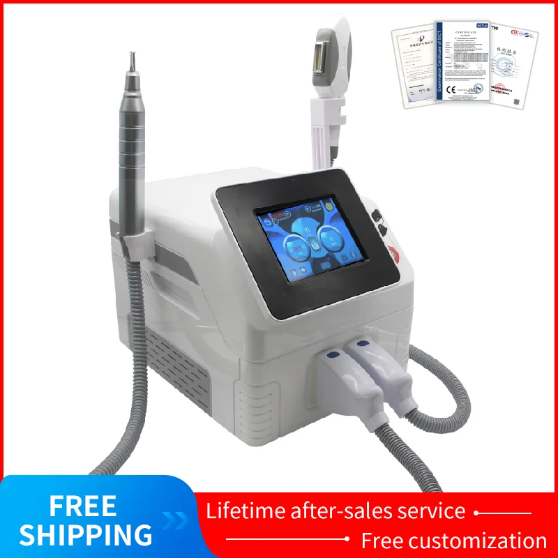 

Laser Picosecond And OPT 2IN1 Machine Hair Remove Epilator Freckle Moles Acne Melanin Whitening Skin Lift