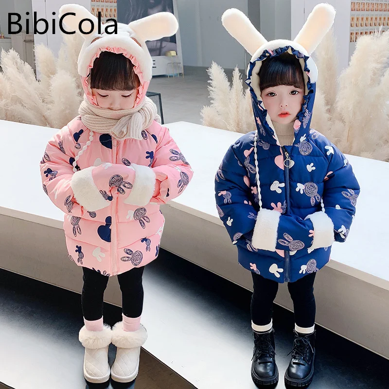 

Новинка 2022 года, детская одежда Детский пуховик зимний теплый пуховик средней длины на белом утином пуху для мальчиков и девочек