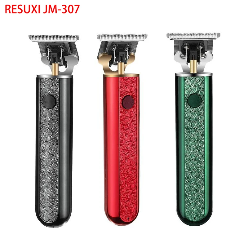 

RESUXI Professional Hair Trimmer Men Hair Clipper USB Rechargeable Beard Hair Cutting Machine Cordless Trimmer T Blade Trimmer