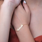 Новая Мода пользовательское имя браслет персонализированные Для женщин подарок настроить начальной браслет для маленьких etsy Ebay поставщиком ювелирных изделий