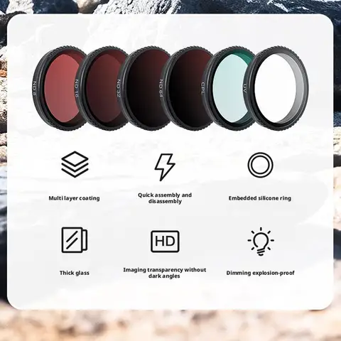 CUJMH Фильтр для объектива DJI Osmo Nano черный