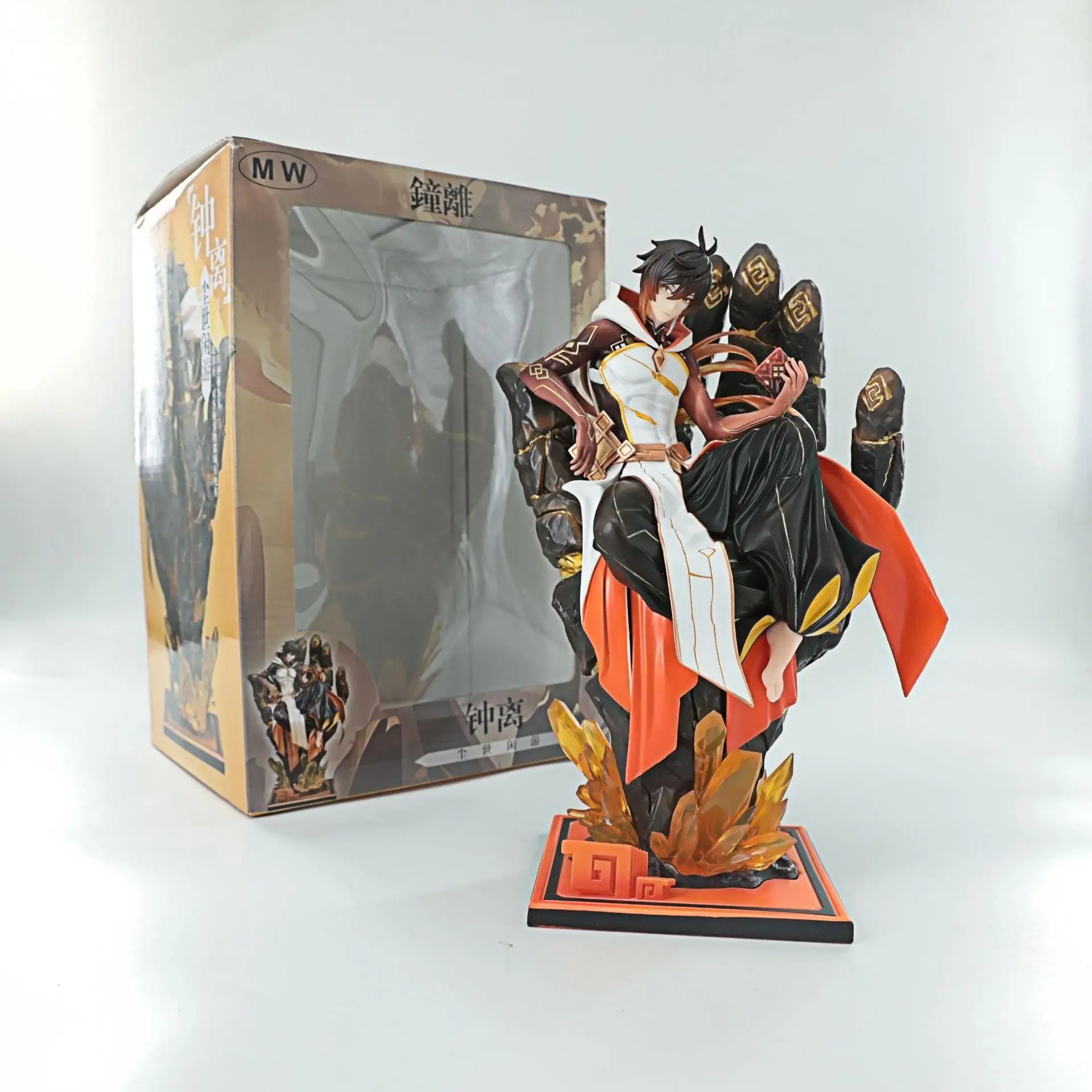 

Фигурка аниме Genshin Impact Zhongli, экшн-фигурка из ПВХ, Коллекционная модель, кукла, строительные игрушки, подарки