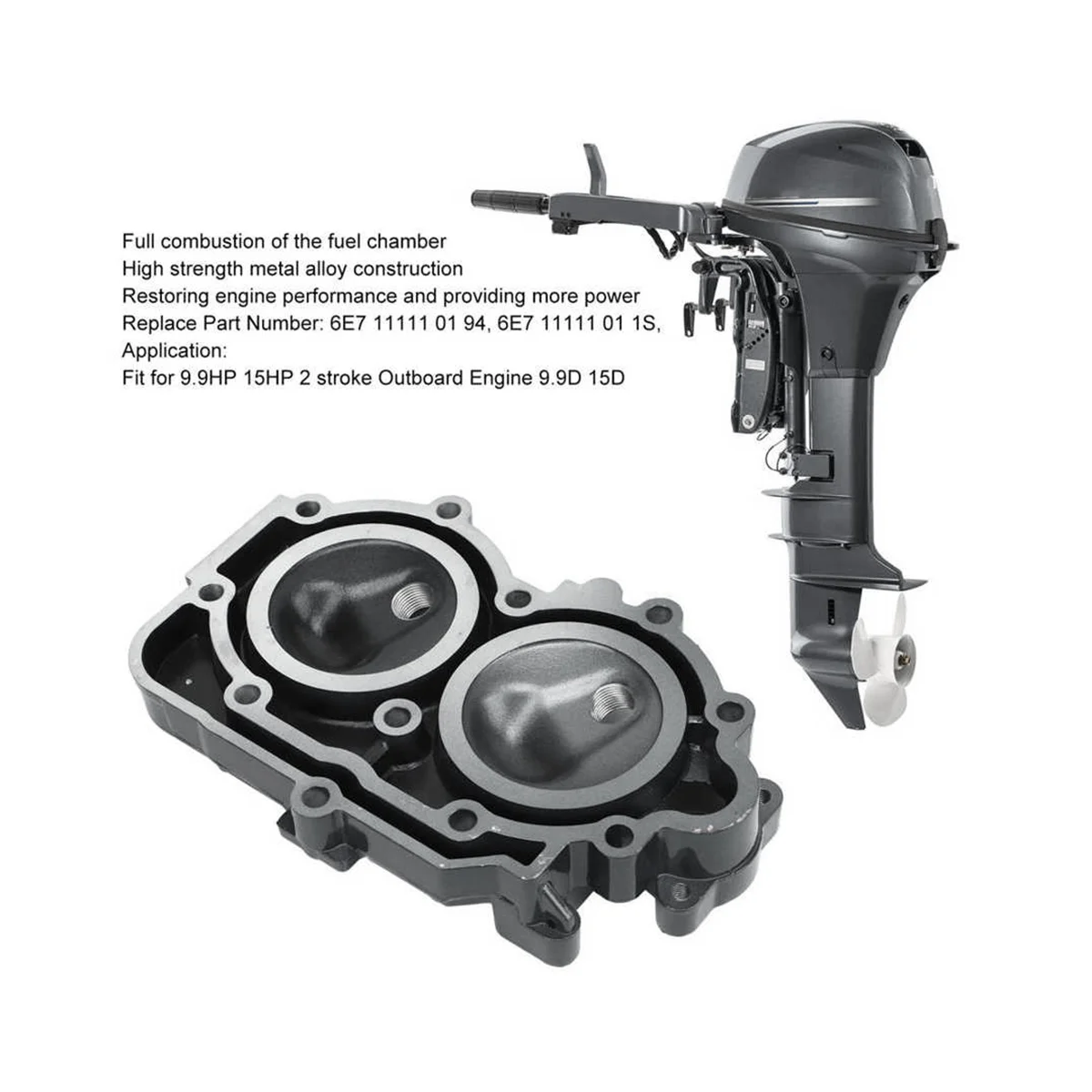 Крышка головки цилиндра подвесного двигателя 6E7-11111 00 94 прочное уплотнение