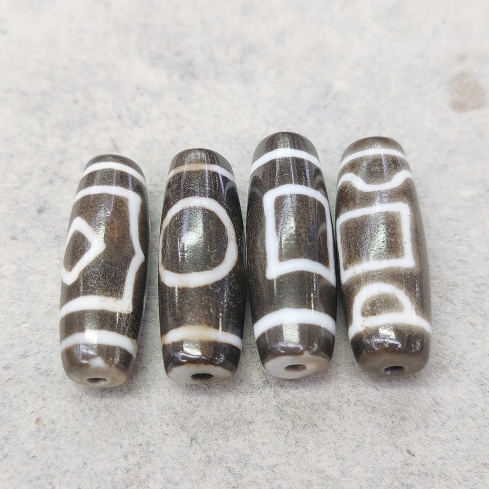 Тайваньское ремесло Тибетский Тотем натуральный агат Dzi Подкова выветриваемые