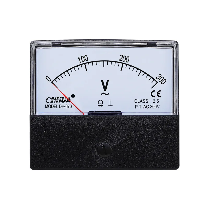 DH-670 Вольтметр постоянного и переменного тока указатель 5 В 10 15 20 25 30 50 75 100 150 200 300 450