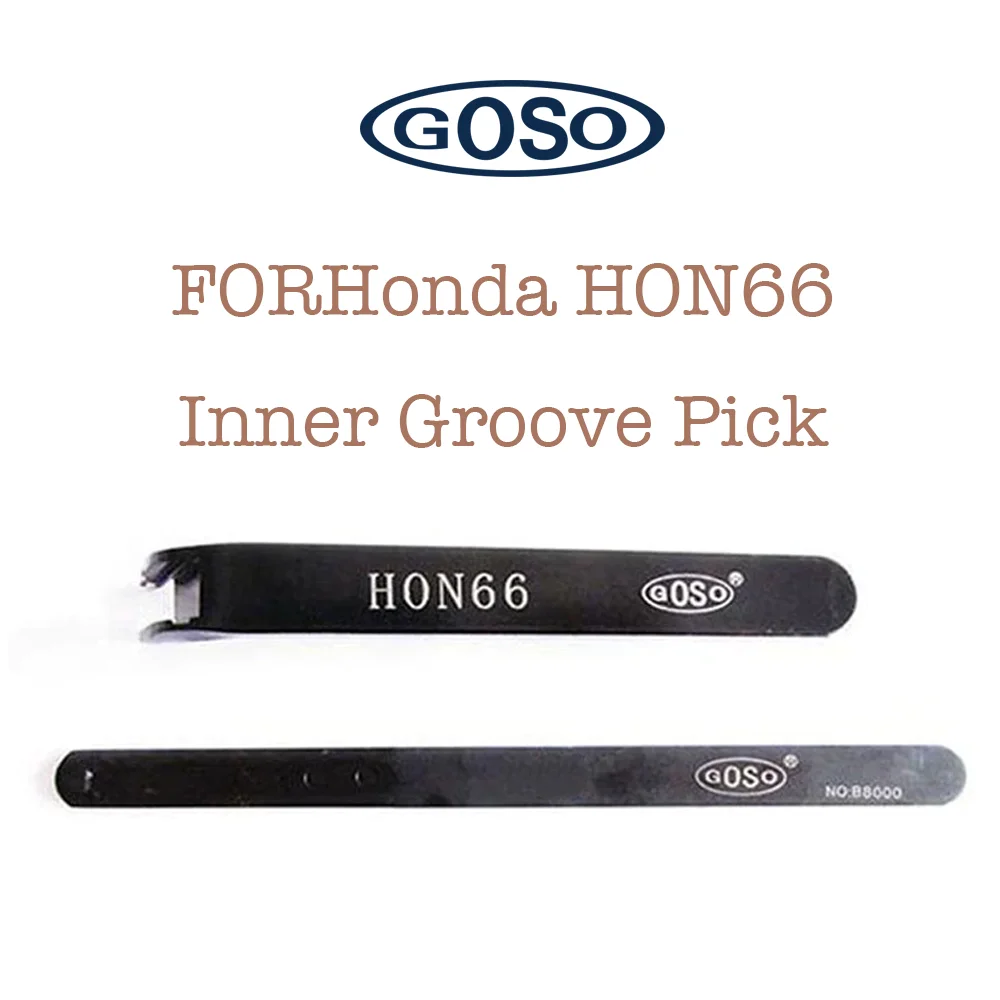 

GOSO Pick Tool ForHonda HON66 Inner Groove Auto Keyway Unlock Lost Key Professional Locksmith Tension Wrench Easy Insert Open