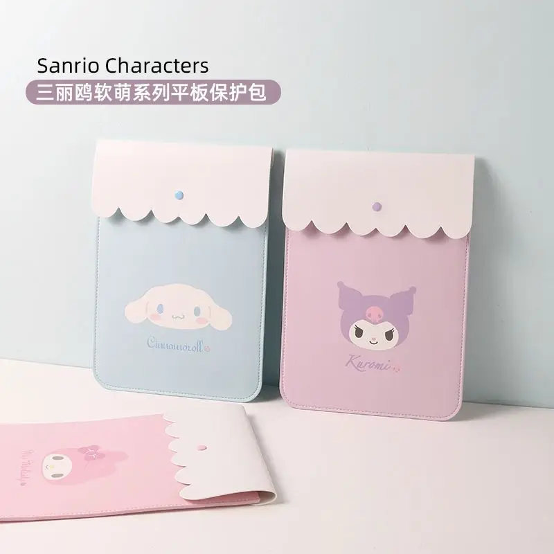 

Kawaii Sanrio My Melody Kuromi Cinnamoroll Case Box for Apple iPad Sof Adorable Series Tablet Cute Protective Bag Gift for Girls
