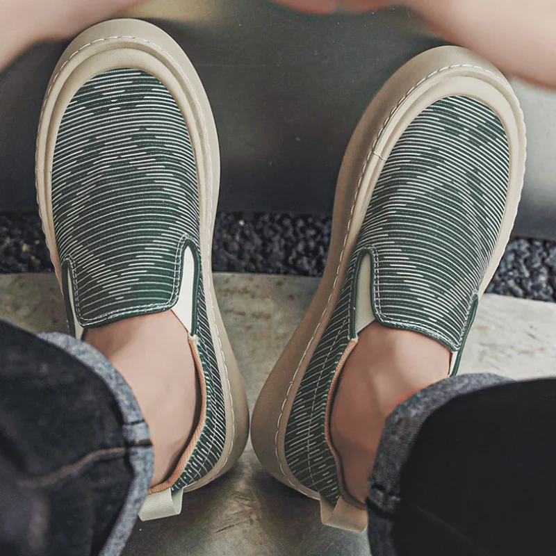 Мужская вулканизированная обувь мужская парусиновая повседневная