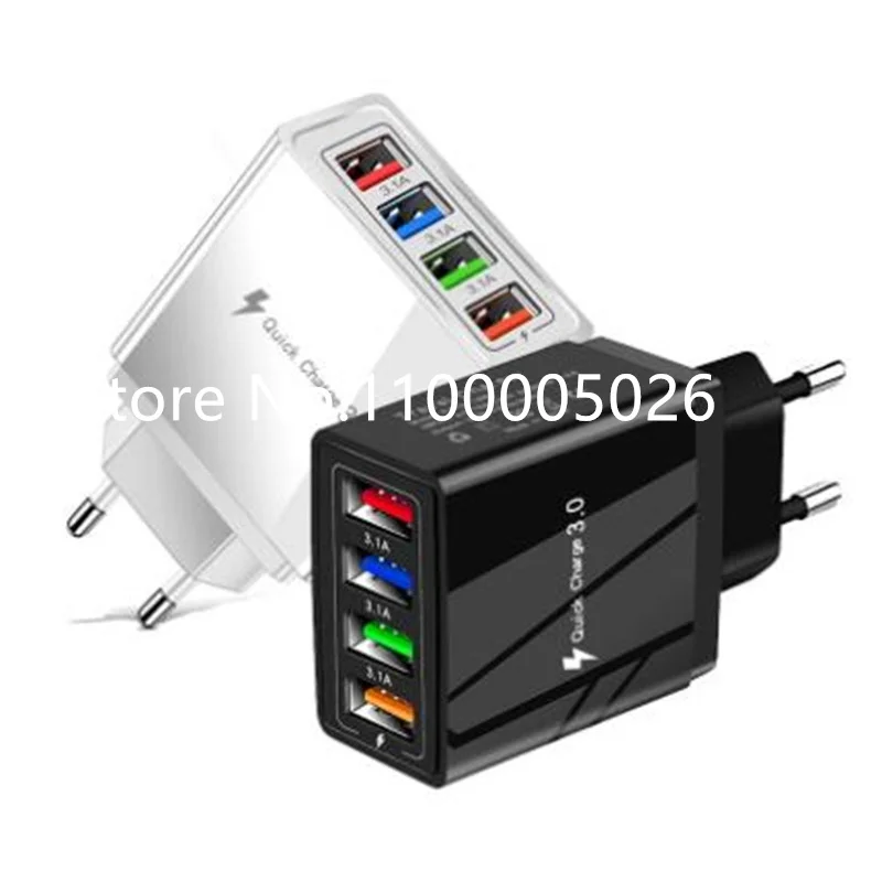 

10 шт., зарядное устройство USB 3,0 для Samsung S10 S9 S8 Xiaomi Huawei мобильный телефон 7 8 X XR