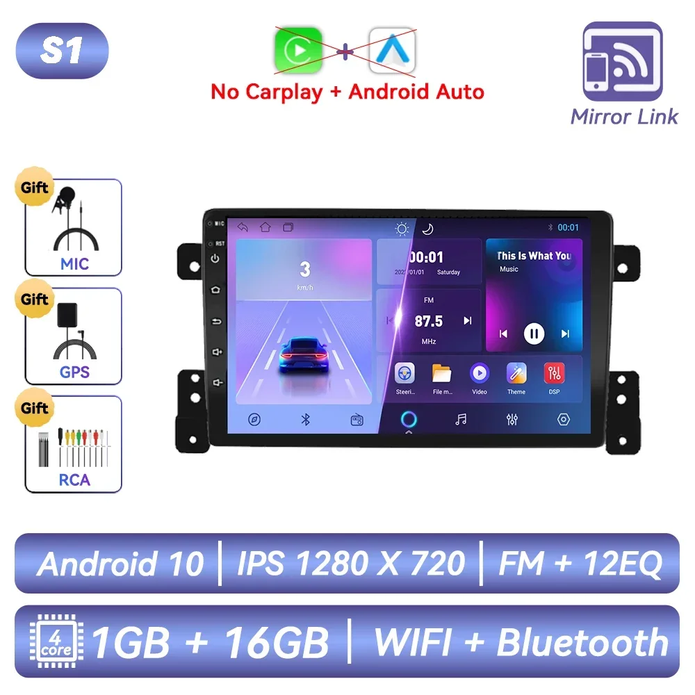 

Для Suzuki Grand Vitara 3 2005 2006 2007 2008 2009 2010 2011 2012 2013 2014 2015 Android Car Radio Автомобильный Multimidia Видеоплеер GPS Navigaion Carplay Сенсорный экран Авто Стерео Интеллектуальная система