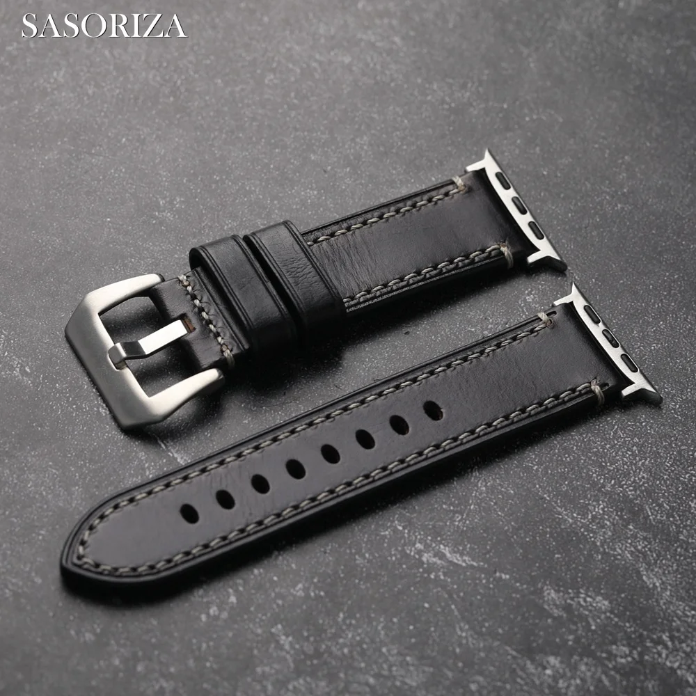 

Vintage genuine leather watch band for Apple Watch 1/2/3/4/5/6/7/8/SE/SE2/Ultra 38mm 40mm 41mm 42mm 44mm 45mm 49mm watch strap