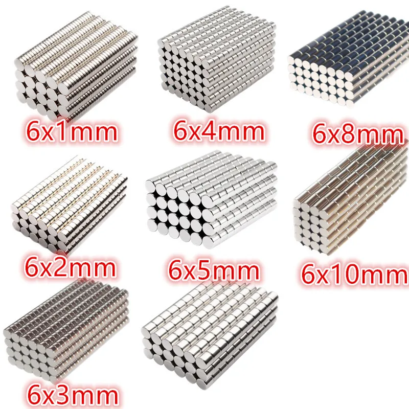

50/100Pcs Small N35 Round Magnet 4x3 4x6 5x3 5x4 5x5 8x2 8x5 mm Neodymium Magnet Permanent NdFeB Super Strong Powerful Magnets