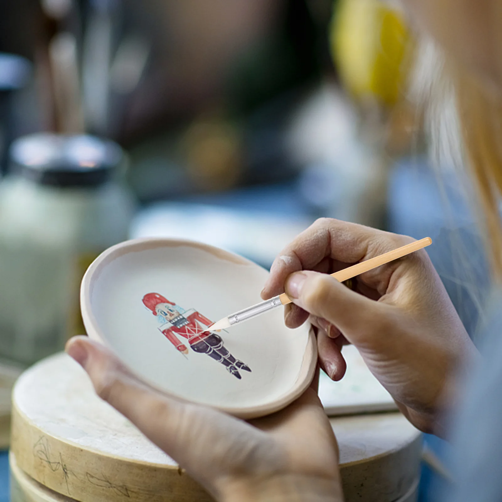 Керамическая силиконовая ручка удобные глиняные инструменты полимерные