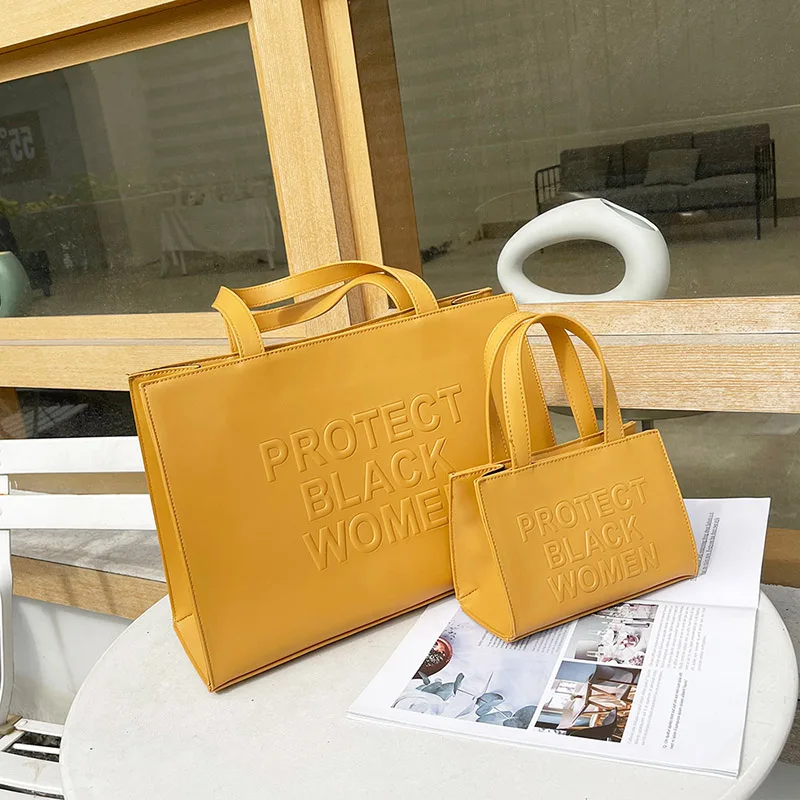 Famous Brand Shopping PU Leather Crossbody Purse And Handbags Designer Large Small Protect Black Women Magnetic Snap Tote Bags