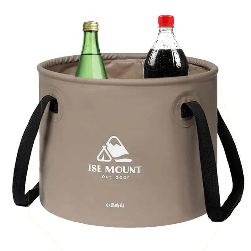 

Складное ведро с ручкой, компактный портативный складной контейнер для воды, уличная раковина, ведро для рыбалки, кемпинга, пешего туризма, ...