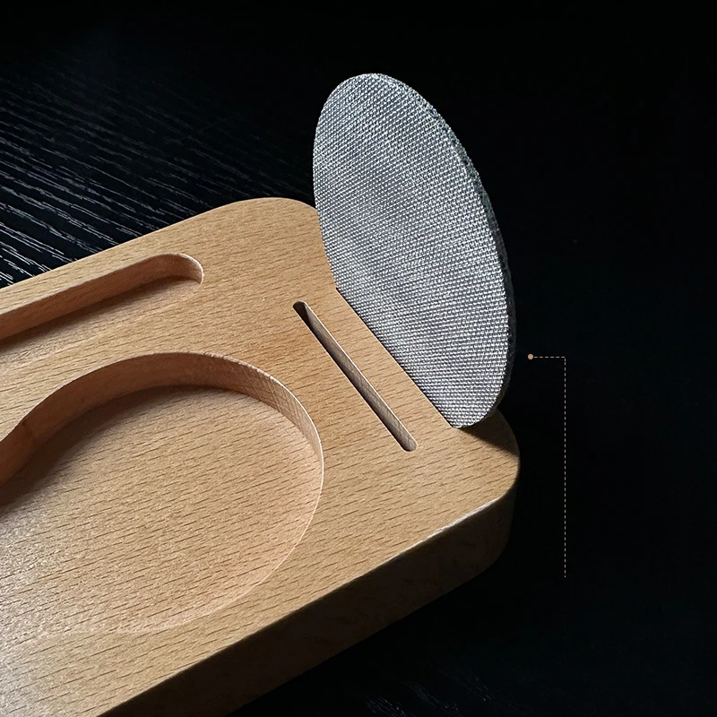 Кофейный пресс с основанием для порошка из Букового дерева ручка 51/53/58 мм