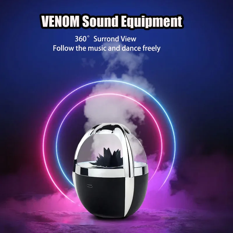 Новый Динамик Venom с феррофлюидом-танцующий феррофлюид Bluetooth 5.0 беспроводной