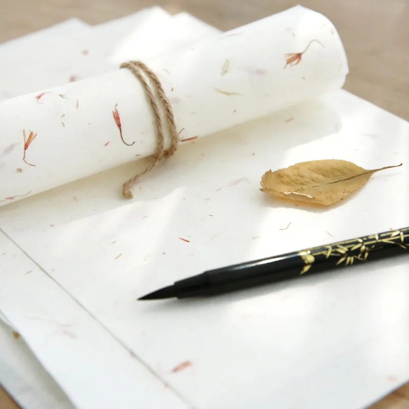 

30pcs Vintage Flower Soft Letter Paper Drawing Chinese Calligraphy Writing Paper Rice Paper School Office Supplies Stationery