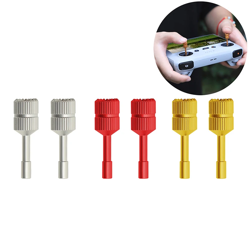 

Пульт дистанционного управления для мини-квадрокоптера 3 PRO, металлический передатчик для большого пальца, Сменные аксессуары, 1 пара