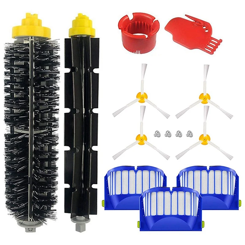 

AD-Replacement Brushes Accessories For Irobot Roomba 600 Series, 605 610 615 616 620 621 625 630 635 640 650 660 665 670