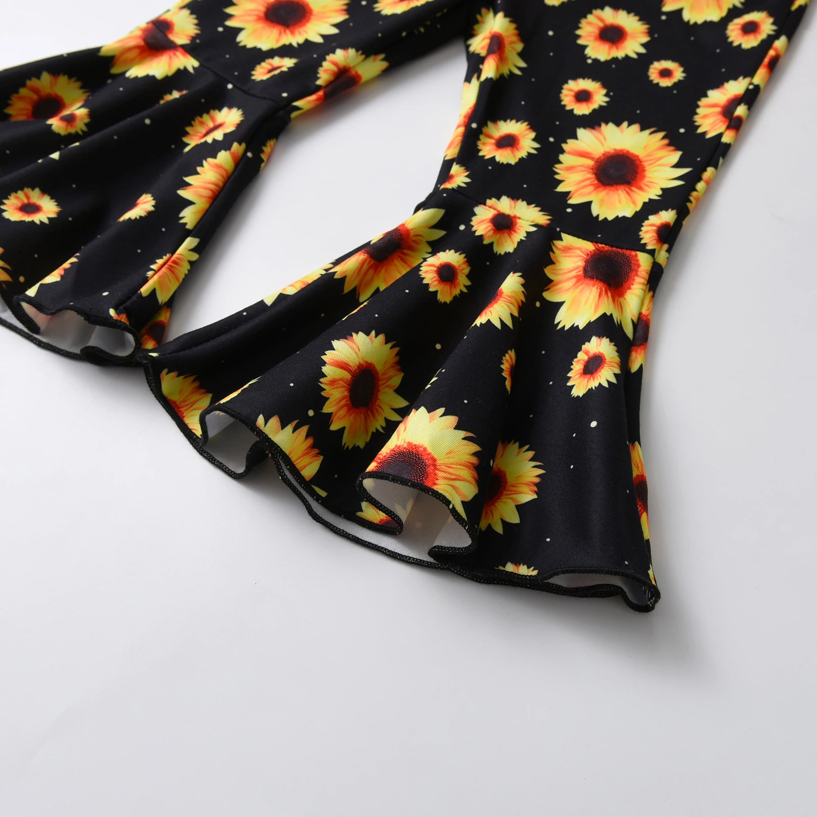 Хлопковый комплект детской одежды для девочек модный весенне-осенний топ с