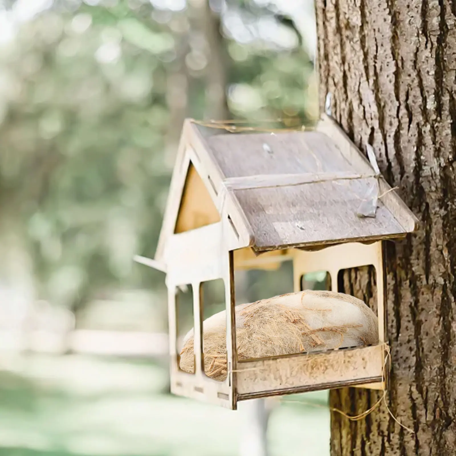 Смешанный материал гнезда птичьего аксессуары для птиц и дикой природы домиков