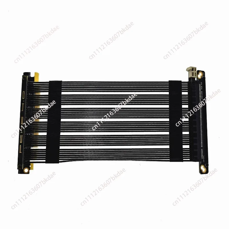 Высокоскоростной удлинительный кабель для видеокарты 16x PCIe 3.04.0 (белыйчерный) для повышения производительности ПК (art.: 3920db0e09fc3) - 3920db0e09fc3