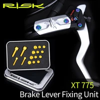 risk 20pcs mountain bike bicycle hydraulic disc brake lever fixing bolts titanium mtb oil cylinder lid screws for shimano xt775