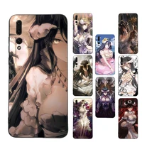 albedo overlord anime phone case for huawei p9 p30 lite p30 20 pro p40lite p30 soft silicone capa