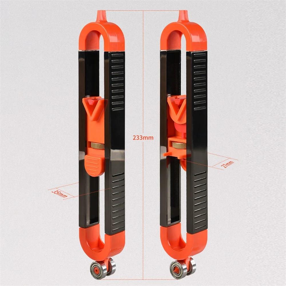 

Profile Scribing Ruler Contour-Gauge With Lock Adjustable Precise Carpenter Tools For Tile Woodworking Measurement Tool