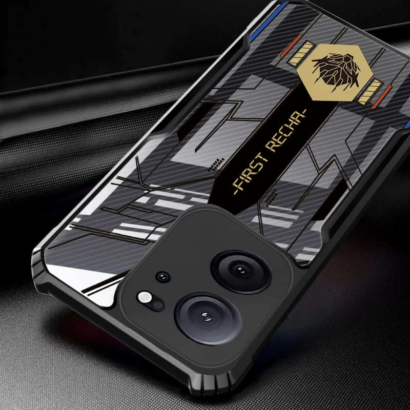 Для Xiaomi 14T Pro 13T 12T 11T 10T Lite 9T Прозрачный чехол для предотвращения падения с узором No