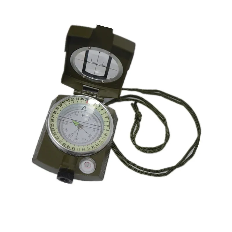 

New Professional Military Army Metal Sighting Compass Clinometer Camping Outdoor Tools Multifunction Compass