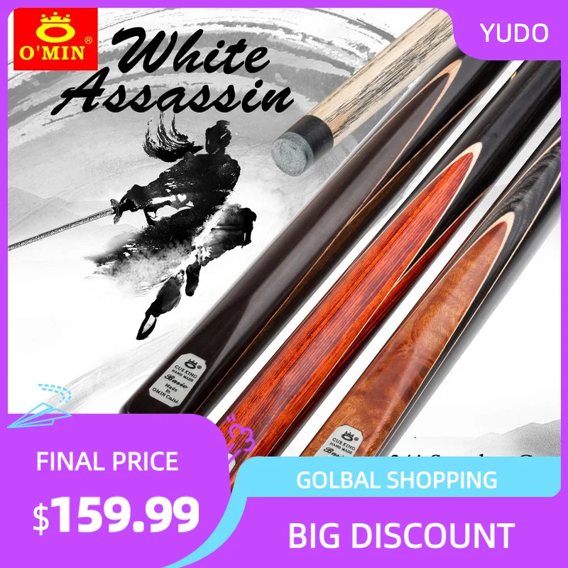 

Кий для бильярда «ASSASSIN Cue», 3/4 шт., с расширением 9,5/11,5 мм