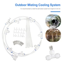 high quality misting cooling system mist system for patio with 32 8 ft10m pe misting line outdoor water mister kit for garden
