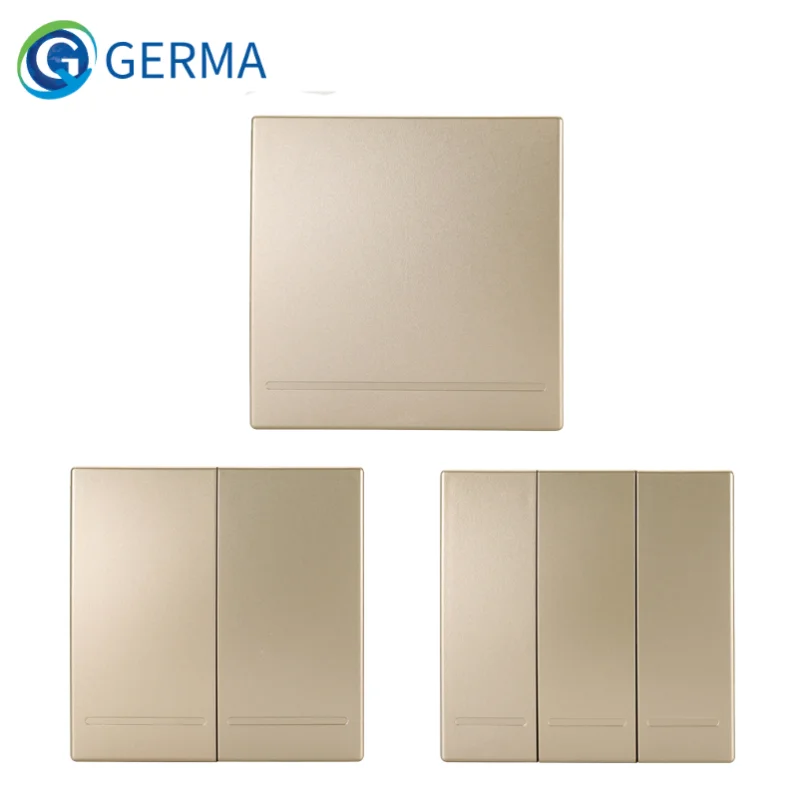 

GERMA 433 Mhz Wireless RF Wall Panel Transmitter + RF AC 110V 220V 1 CH Remote Control Switch Receiver For Hall Bedroom Lights
