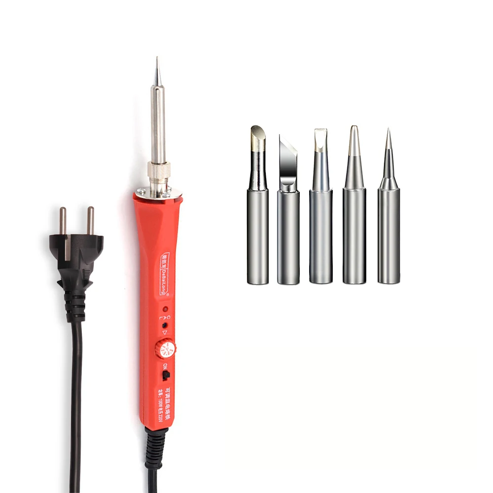 

Tin Soldering Iron with Regulator 120W 110W Electric Solder Iron kit 220V 110V Mini Handle Heat Pencil Welding Repair Tools